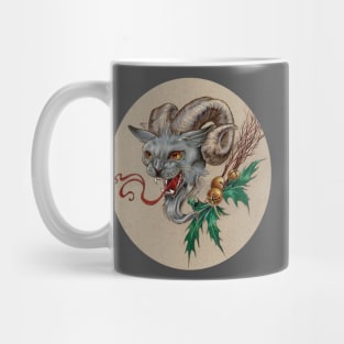 Krampus Kitty (with Holly) Mug